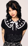 Hell Bunny Phantomette Blouse
