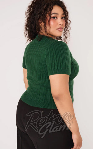 Hell Bunny Robin Top plus sized back