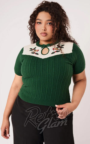 Hell Bunny Robin Top plus sized
