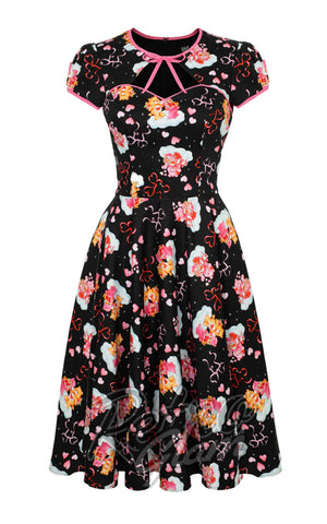 Hell Bunny X Care Bears Tenderheart 50s Dress cad