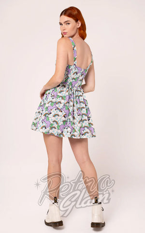 Hell Bunny Unicorn Mini Dress back
