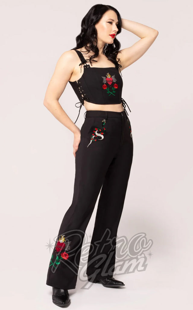 Hell Bunny Viva Maria Trousers