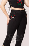 Hell Bunny Viva Maria Trousers snakes