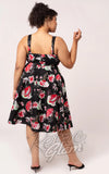 Hell Bunny Yuna Dress curvy pinup back