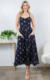 LA Soul Cami Maxi Dress in Moons Print