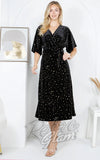 Celestial wrap dress
