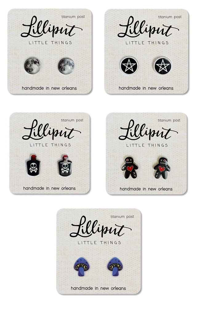 Lilliput Stud Earrings - Witchy
