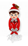 Lipstick & Chrome Merry Mischief Elf Brooch