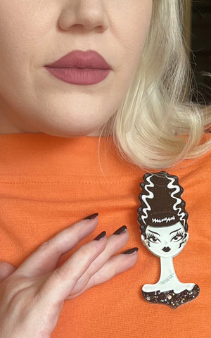 Bride of Frankenstein Brooch