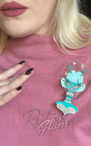 Mars Attacks Brooch