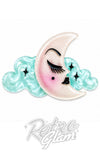 Lipstick & Chrome Luna Lullaby Brooch