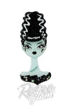 Lipstick & Chrome Mrs. Midnight Brooch - Pre-Order