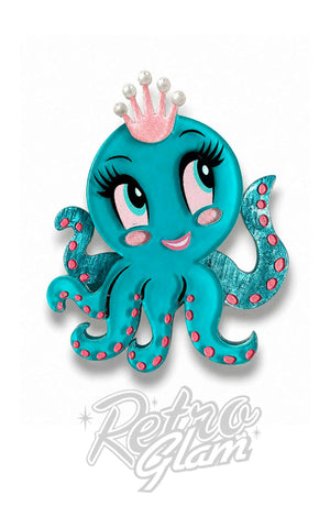 Lipstick & Chrome Olivia the Octo Cutie Brooch