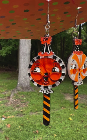Lipstick & Chrome Sweet Treats Earrings halloween