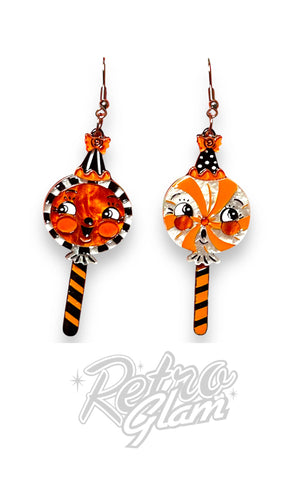 Lipstick & Chrome Sweet Treats Earrings