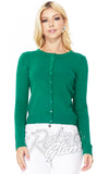 Mak Long Sleeved Cardigan in green