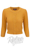Mak Textured Cardigan in Bronze
