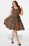 Miss Lulo Bri Dress in Raccoon Coven Print plus sized