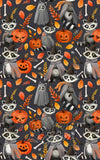 Miss Lulo Bri Dress in Raccoon Coven Print curvy fabric