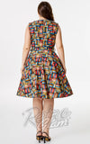 Miss Lulo Ruby Dress Storybook plus size back