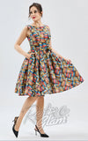 Miss Lulo Ruby Dress Storybook 50s