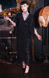 Aradia Midnight Garden Wrap Dress alternative fashion