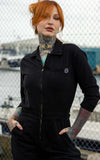 Rebel Romance Boiler Suit in Black detail