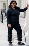 Rebel Romance Boiler Suit in Black plus sized shop canada