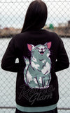 Rebel Romance X Abi Perry Purrfect Cats Long Cardigan back