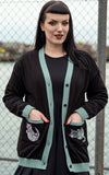 Cats Long Cardigan with pockets