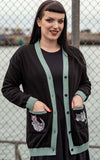 Rebel Romance X Abi Perry Purrfect Cats Long Cardigan