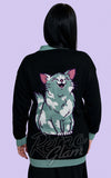 Alternative fashion cat cardigan