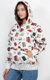 LA Soul Hoodie in Retro Book Print