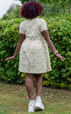 Rebel Romance Short Smock T-Shirt Dress in Cowboy Print back