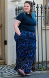 Rebel Romance Full Length Trousers in Celestial Dreams plus size 