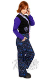 Alternative fashion drawstring pants celestial