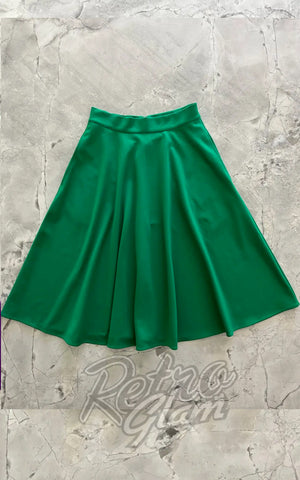 Retrolicious Charlotte Nova Skirt in Green