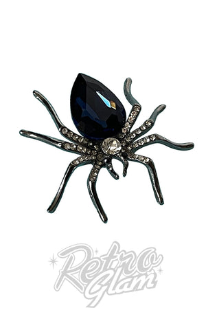Banned Poison Kiss Spider Brooch