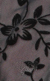 SK Floral Mesh Bolero in Black fabric