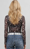 SK Leopard Sheer Top back