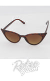 Cat Eye Round Sunglasses tortoise
