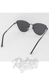 Wire Trim Cateye Sunglasses back