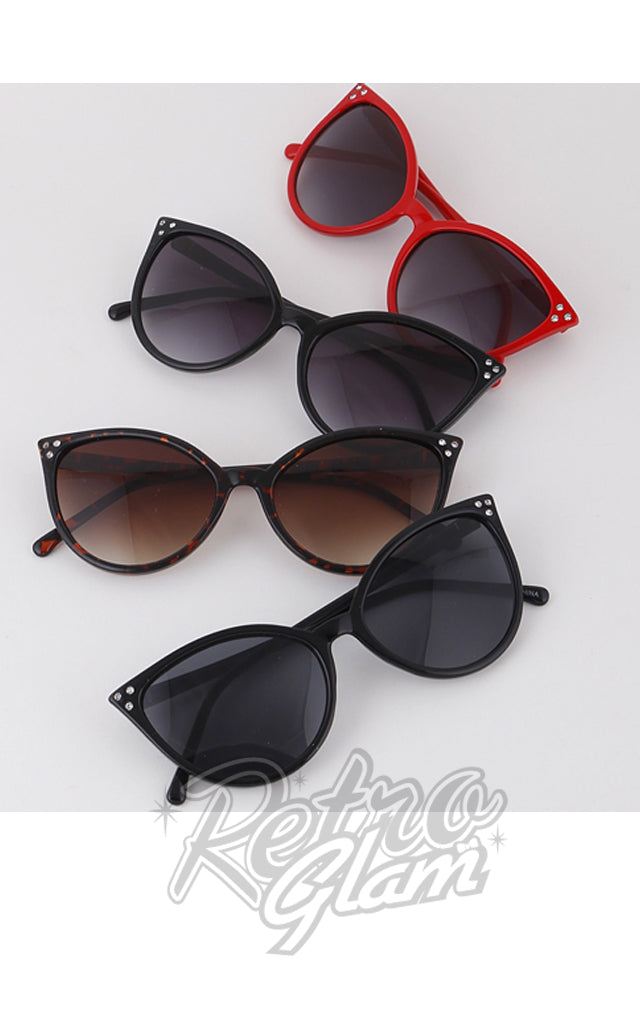 Jeweled Cat Eye Sunglasses