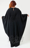 Smack Parour Batwing Caftan in Black curvy back