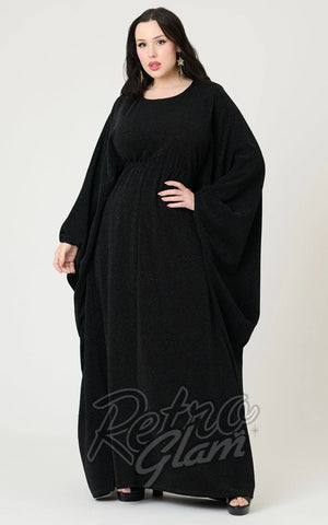 Smack Parour Batwing Caftan in Black