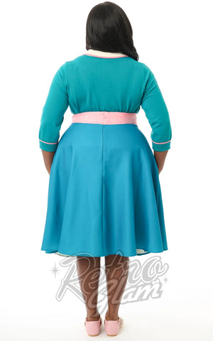 Unique Vintage X Disney Lady & The Tramp Skirt curvy back