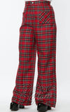Smak Parlour Trousers in Red Plaid detail