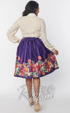 Unique Vintage Willy Wonka Gellar Swing Skirt back