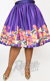 Unique Vintage Willy Wonka Gellar Swing Skirt plus sized 50s