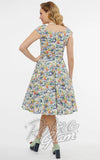 Magnolia Place Anna Dress in Winter House Print  back